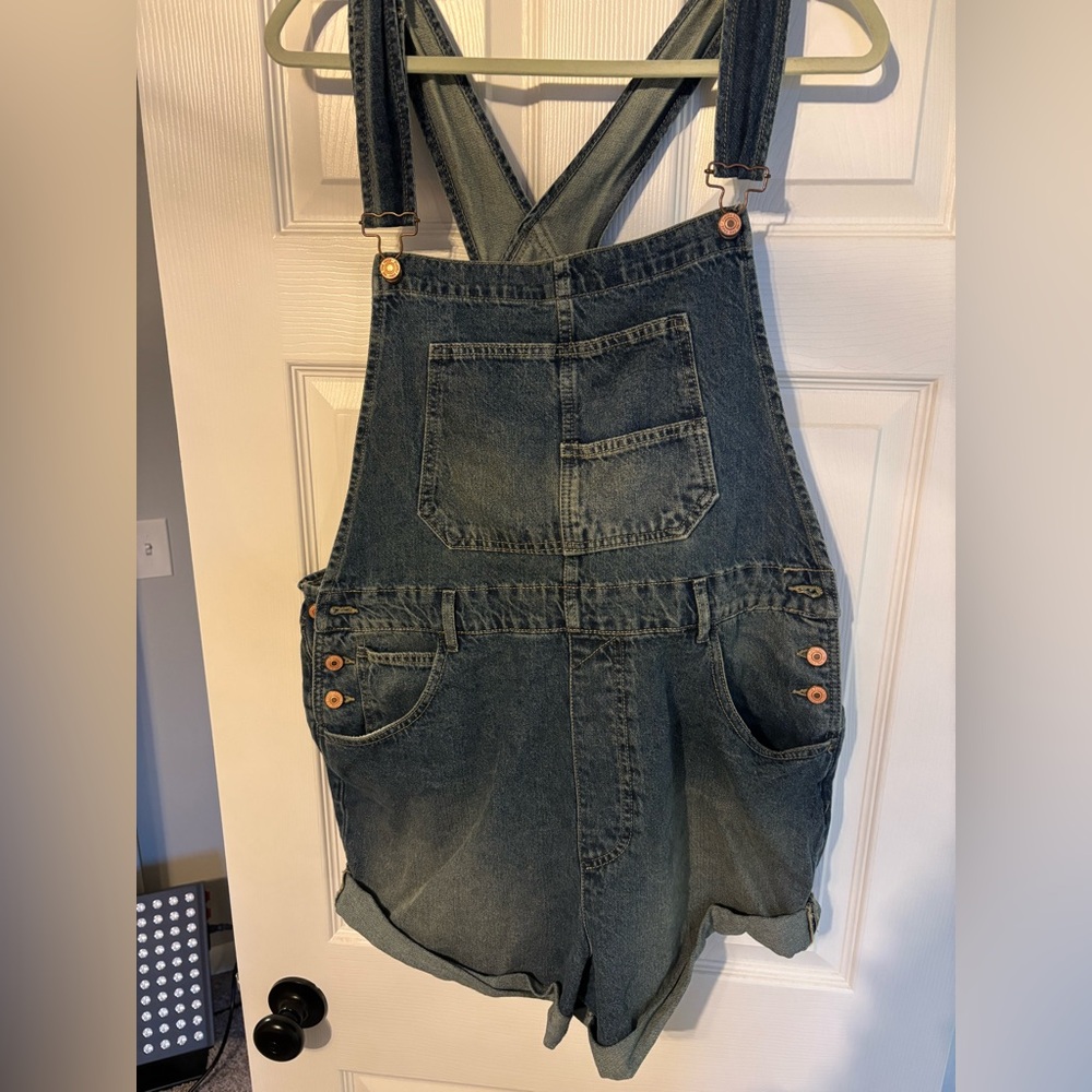 Free People Ziggy Shortalls XL